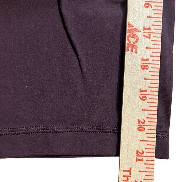 Lululemon dark purple leggings size 10 stretch athletic active running yoga - Picture 2 of 5